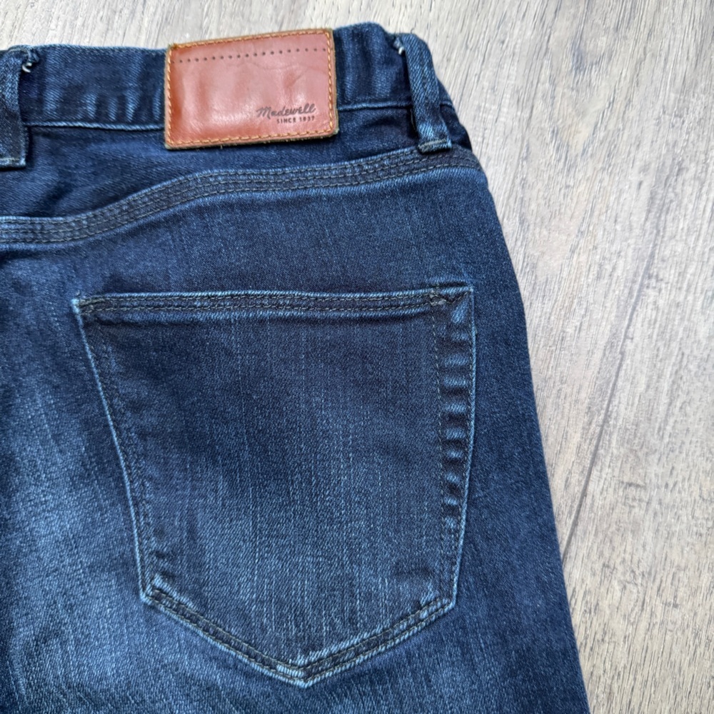 Madewell Skinny Skinny Ankle Jeans Dark Blue - Size 26 - Picture 11 of 13